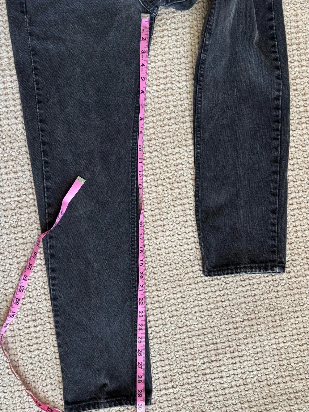 Vintage Levi's 505 Men's Dark Gray Denim Jeans